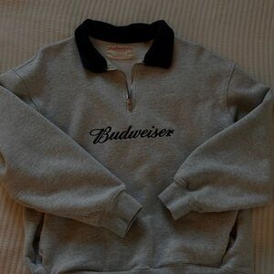 PacSun Gray Zip-Up Men's Sweater